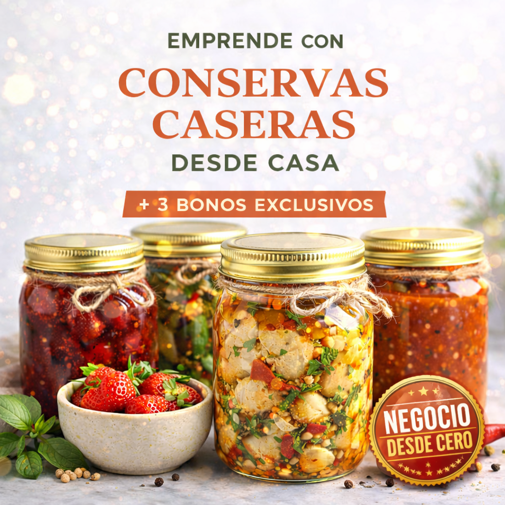 Aprende a Vender Conservas Caseras Y Crear Tu Negocio Desde Casa